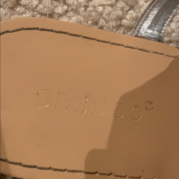 Bamboo Silver Dress Sandals - Picture 3 of 4